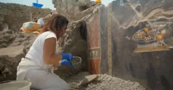 العثور على الناجين من ثوران بركان بومبى قبل 2000 عام العثور على الناجين من ثوران بركان بومبى قبل 2000 عام