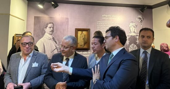 وزير الثقافة يفتتح معرض “في صحبه محمود سعيد” بمجمع الفنون.. صور