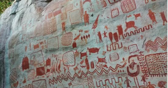 فن الصخور يكشف تجسيد البشر للحيوانات فى الأمازون منذ 12500 عام