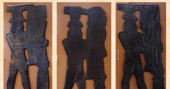 مقتنيات المتحف المصرى.. تمثال المعبود حعبي يمثل فيضان النيل