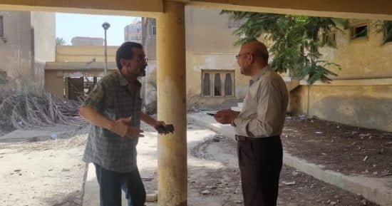 “ناصف” يتفقد أعمال تطوير قصر ثقافة البدرشين والطفل بجاردن سيتي