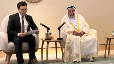 حاكم الشارقة بعد تسلم جائزة النيل للمبدعين العرب: مصر قلب الأمة بقيادة السيسى