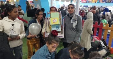 إقبال كبير على أنشطة قصر ثقافة الطفل بمعرض الكتاب