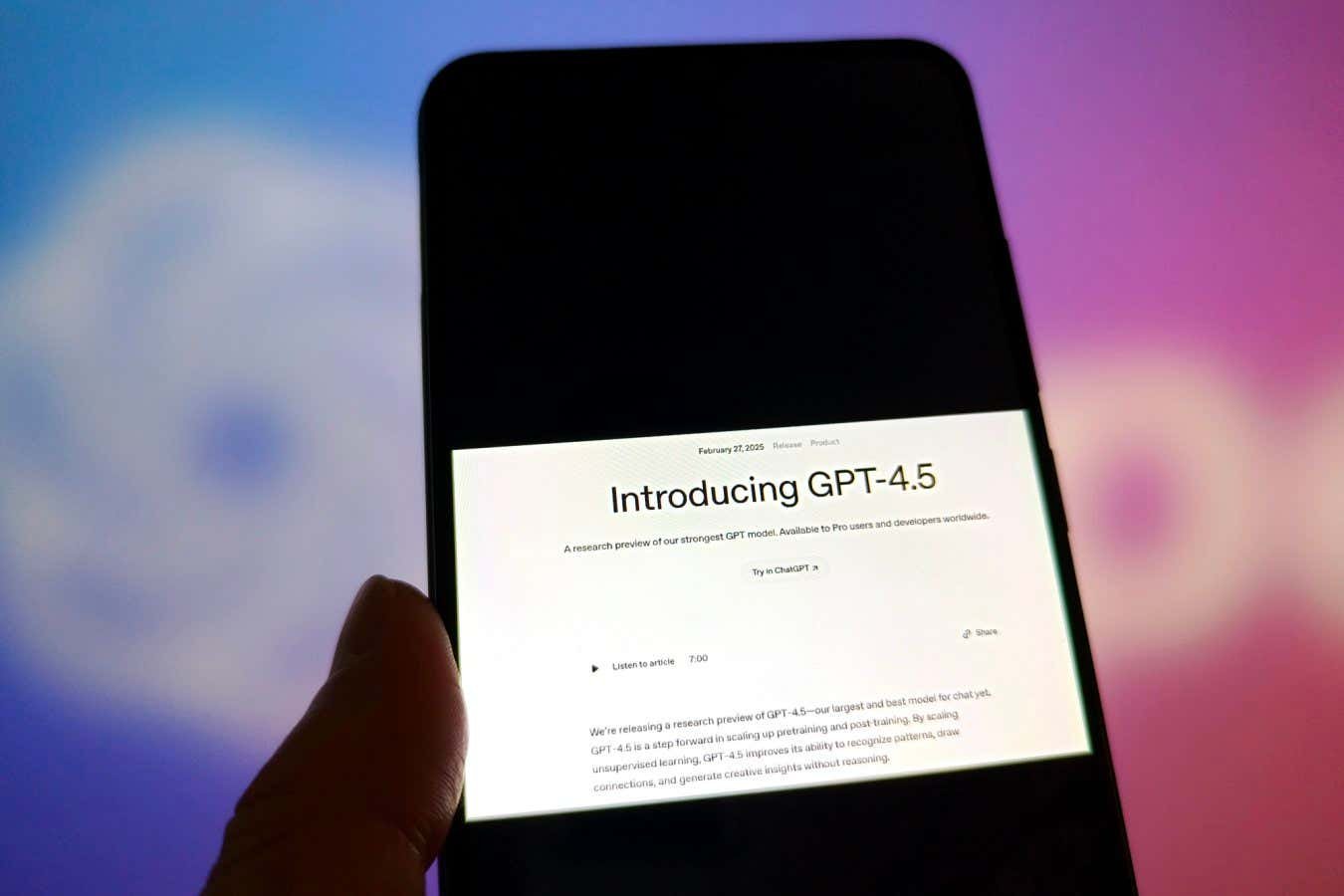 هل يضرب Openai جدارًا مع نموذج GPT-4.5 ضخم ومكلف؟ هل يضرب Openai جدارًا مع نموذج GPT-4.5 ضخم ومكلف؟